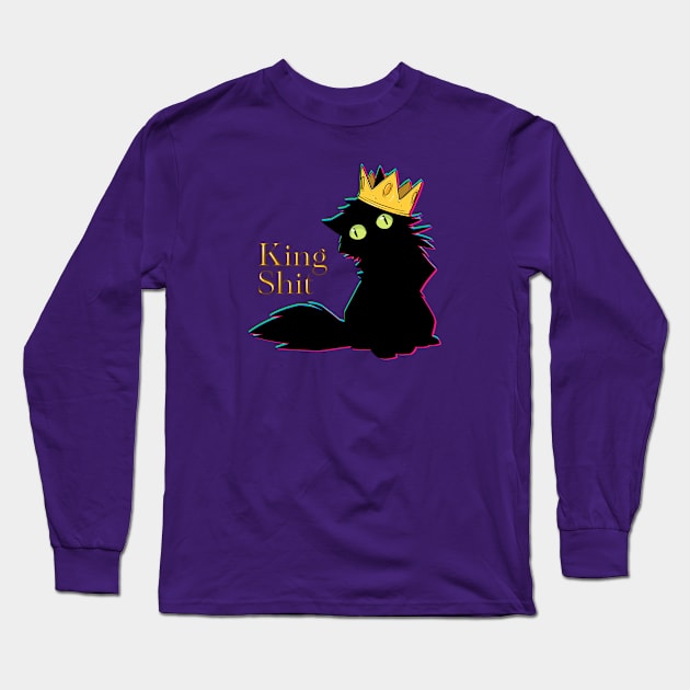 King Sh*t Long Sleeve T-Shirt by FindChaos